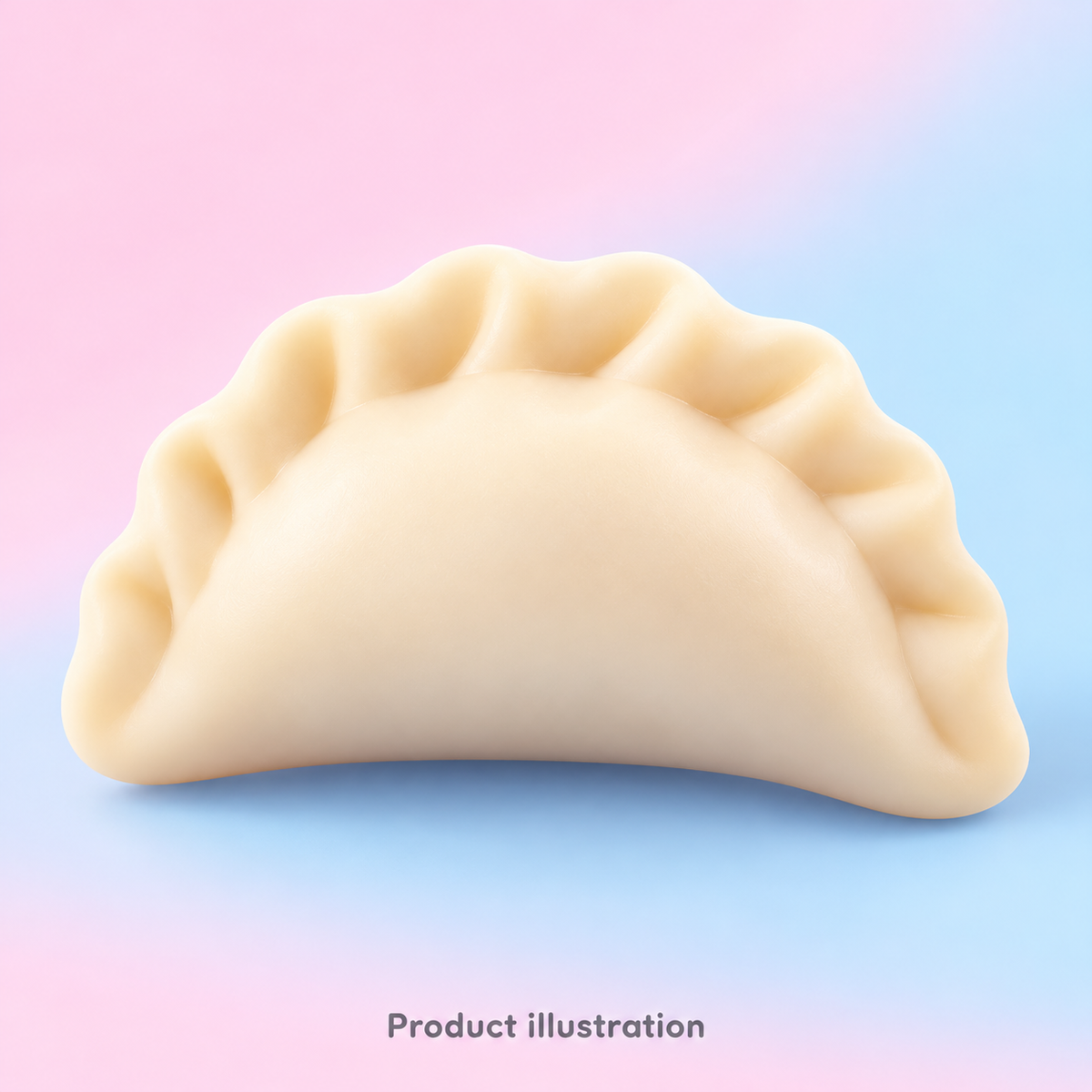 Dumpling squishy 🥟⭐ — product illustration