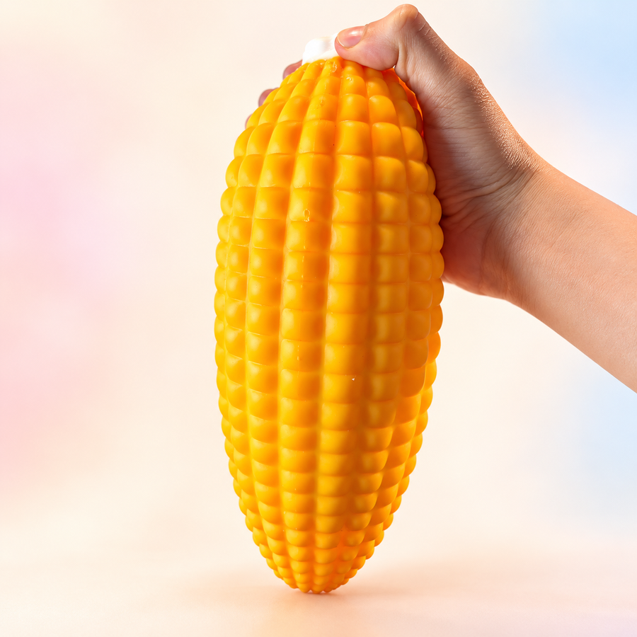 Jumbo corn squishy — bright background