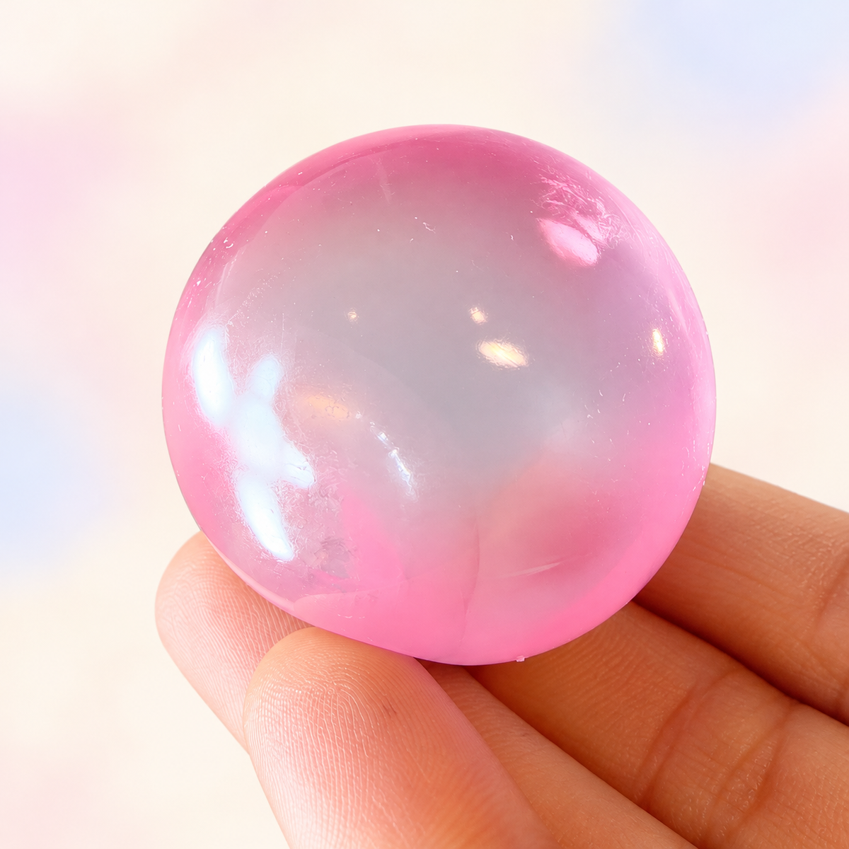 Round ball squishy — bright background