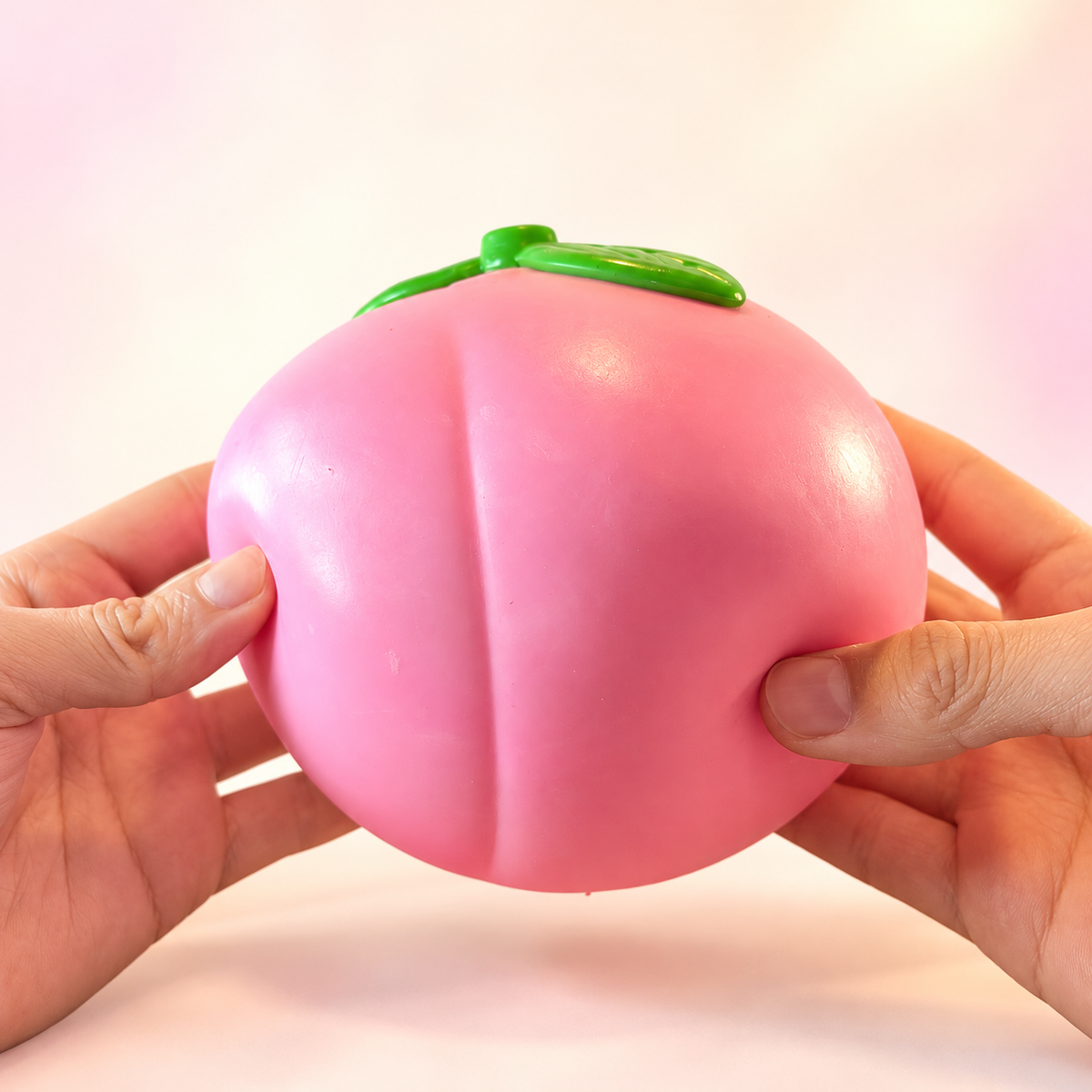 Peach squishy — bright background