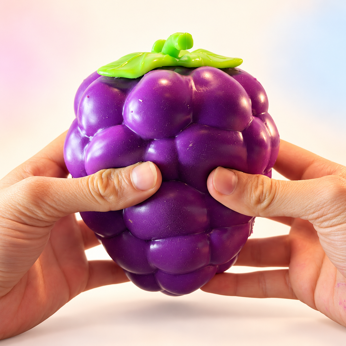 Grape bunch squishy — bright background