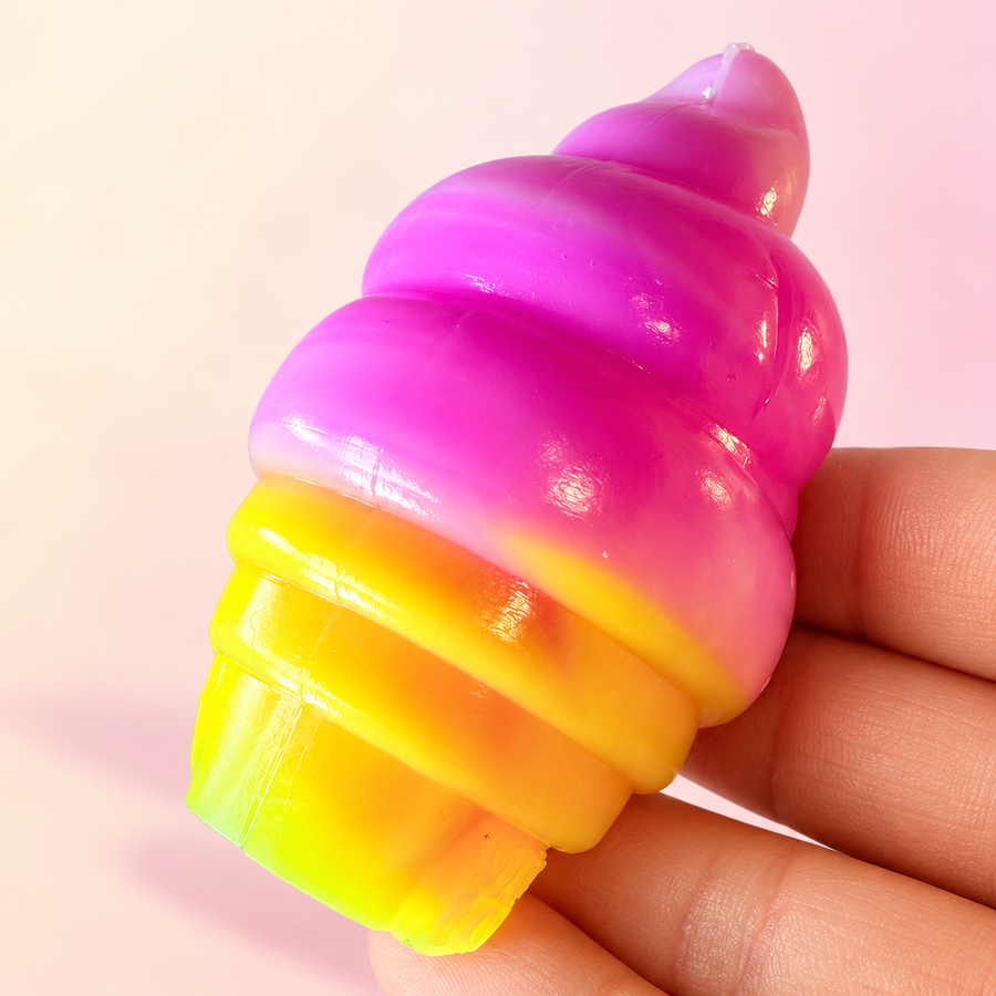 Ice cream squishy! 🍦 — bright background
