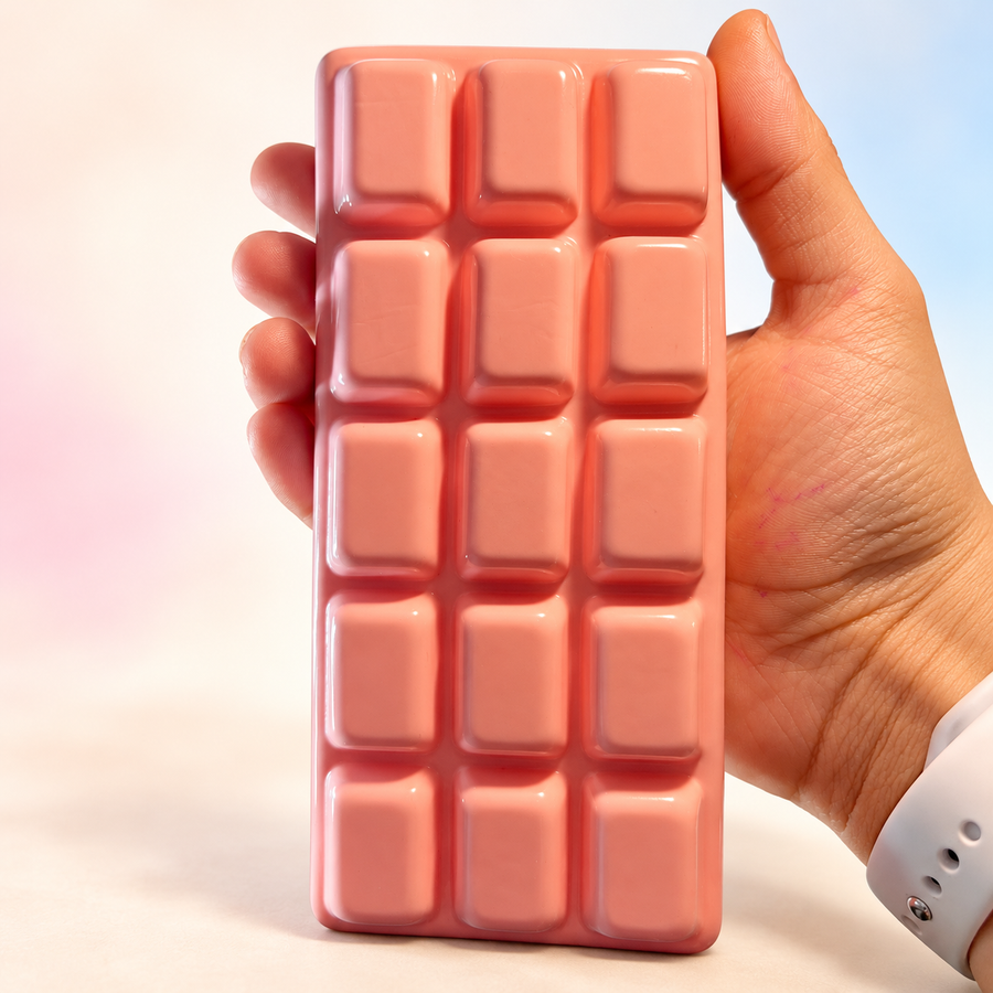 Chocolate bar squishy — bright background