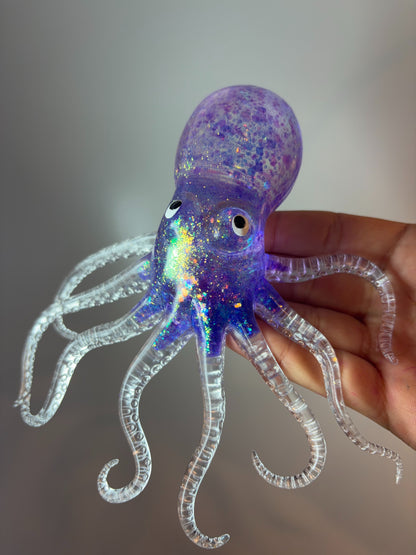 Glitter octopus squishy