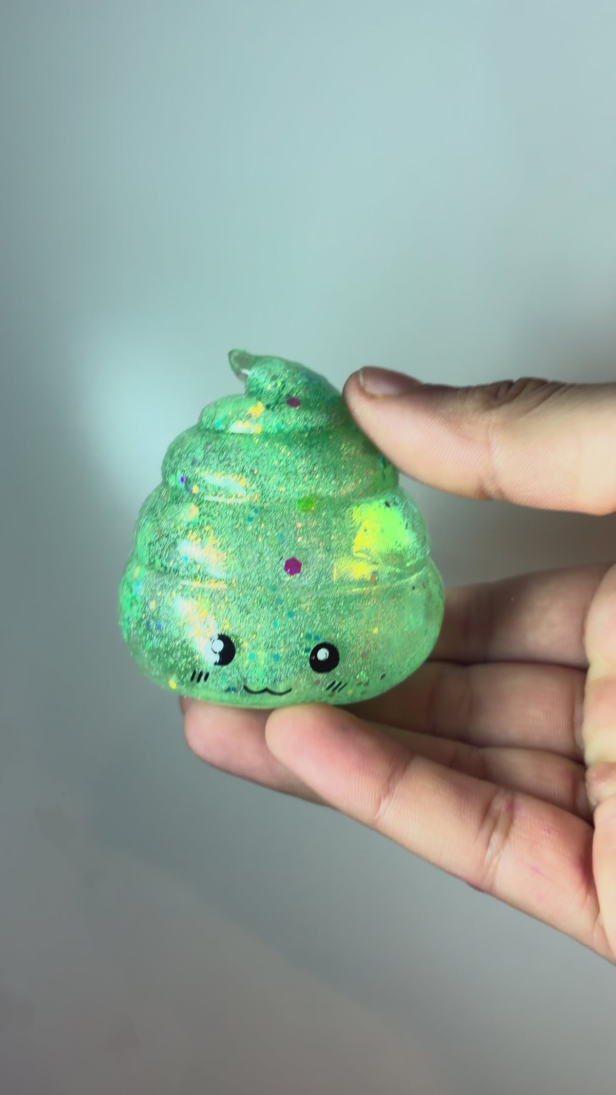 Poo squishy demonstration