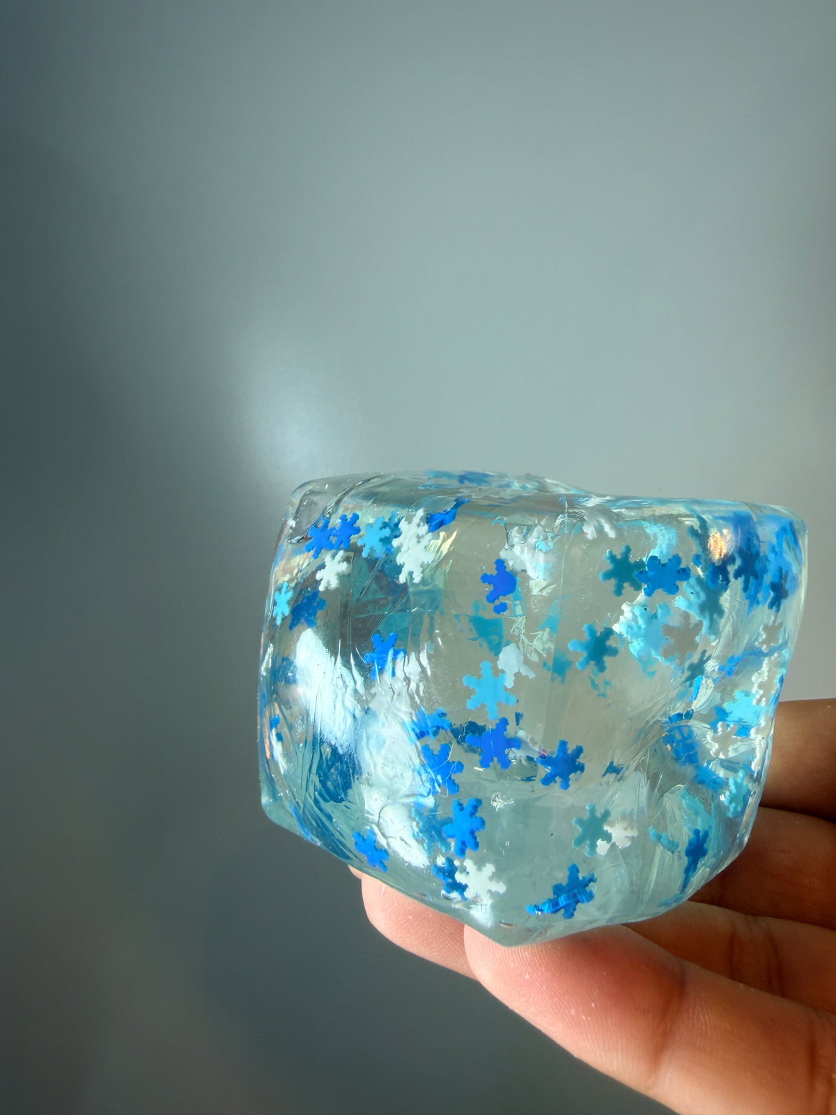 Snowflake cube squishy